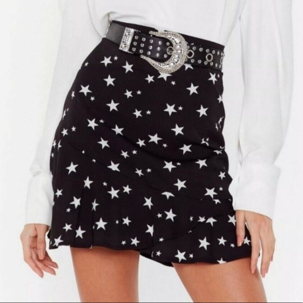 NastyGal star skirt